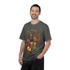 Cat Family Woodland Tee — Cute Autumn Cats Illustration T-Shirt