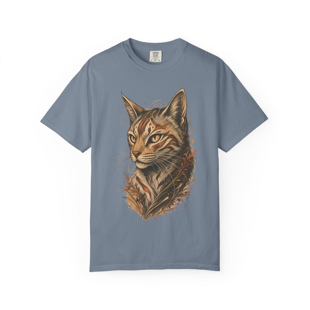 Cat Portrait T-Shirt — Realistic Tabby Illustration Tee