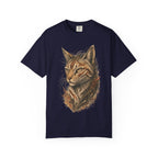 Cat Portrait T-Shirt — Realistic Tabby Illustration Tee