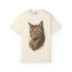 Cat Portrait T-Shirt — Realistic Tabby Illustration Tee