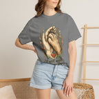 T-Shirt — "I Will Walk With You Forever" Hand-in-Paw Memorial Design