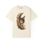 Cat Peek T-Shirt — Calico Cat Artistic Portrait Tee