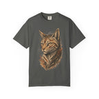 Cat Portrait T-Shirt — Realistic Tabby Illustration Tee