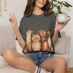 Cat Squad T-Shirt — Cute Cartoon Cat Family Graphic Tee