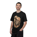 T-Shirt — Gentle Petting Rescue Dog Portrait Tee