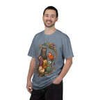 Cat Family Woodland Tee — Cute Autumn Cats Illustration T-Shirt
