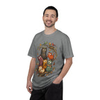 Cat Family Woodland Tee — Cute Autumn Cats Illustration T-Shirt