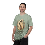 T-Shirt — "I Will Walk With You Forever" Hand-in-Paw Memorial Design