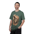 T-Shirt — Gentle Petting Rescue Dog Portrait Tee