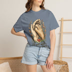 T-Shirt — "I Will Walk With You Forever" Hand-in-Paw Memorial Design