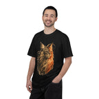 Majestic Maine Coon Cat T-Shirt — Artistic Portrait Tee for Cat Lovers