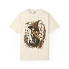 Witch Cat T‑Shirt — Autumn Witch Hat Cat Illustration
