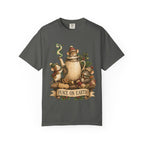 Peace on Earth Christmas T-Shirt — Vintage Holiday Tea & Mouse Illustration