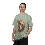 T-Shirt — Gentle Petting Rescue Dog Portrait Tee