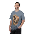 T-Shirt — Gentle Petting Rescue Dog Portrait Tee