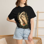 T-Shirt — "I Will Walk With You Forever" Hand-in-Paw Memorial Design
