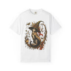 Witch Cat T‑Shirt — Autumn Witch Hat Cat Illustration