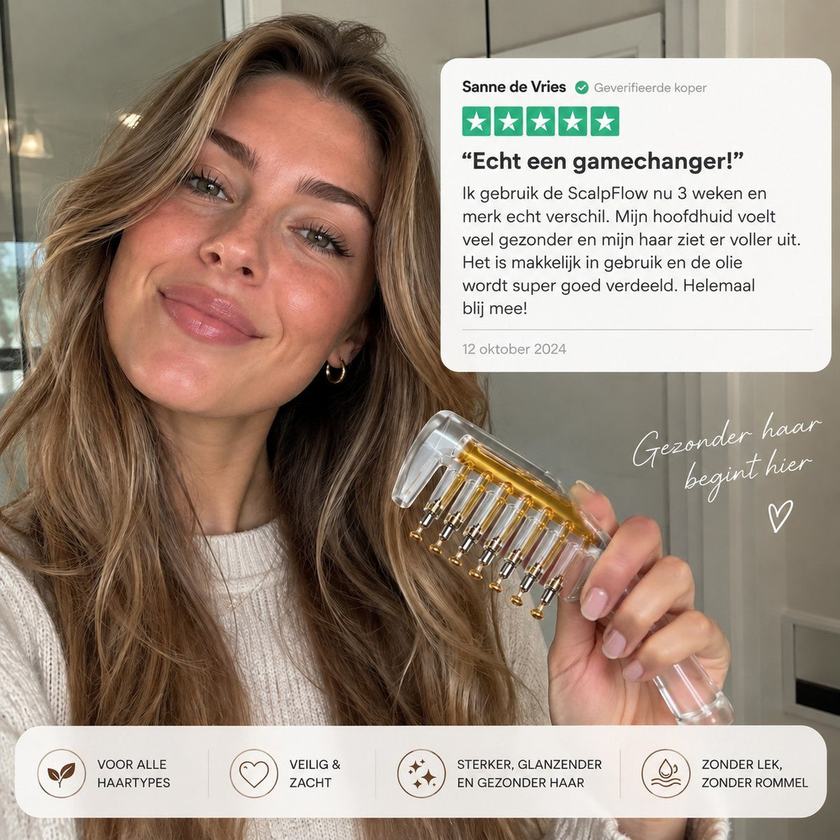 ScalpFlow™ – Vulbare Hoofdhuid Massagekam