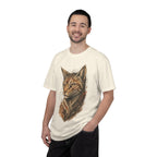 Cat Portrait T-Shirt — Realistic Tabby Illustration Tee