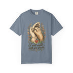 T-Shirt — "I Will Walk With You Forever" Hand-in-Paw Memorial Design