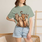 Cat Squad T-Shirt — Cute Cartoon Cat Family Graphic Tee