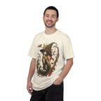 Witch Cat T‑Shirt — Autumn Witch Hat Cat Illustration
