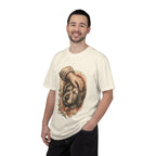 T-Shirt — Gentle Petting Rescue Dog Portrait Tee