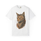 Cat Portrait T-Shirt — Realistic Tabby Illustration Tee