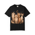 Cat Squad T-Shirt — Cute Cartoon Cat Family Graphic Tee