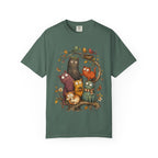 Cat Family Woodland Tee — Cute Autumn Cats Illustration T-Shirt
