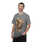 T-Shirt — Gentle Petting Rescue Dog Portrait Tee