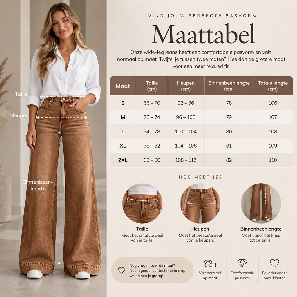 Emma - Wijde Vintage Jeans